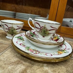 Royal Albert Festive Christmas Tree Dinnerware Set